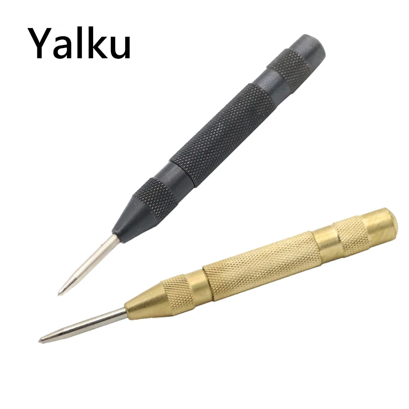 

Yalku Window Glass Breaker Drill Bits Tool Automatic Centre Punch Breaker Window Spring Loaded Marking Starting Holes Drill Tool