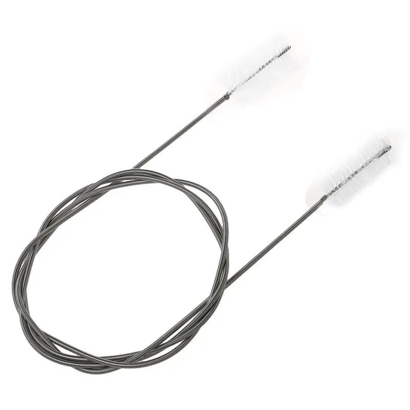 

Aquarium Flexible Feather Tube Cleaning Brush 155cm Long White transparent
