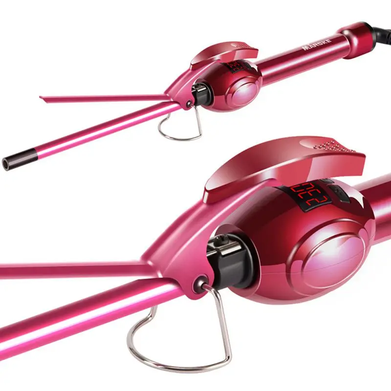 

MARSKE Hair Curler Hair Iron, Curling Iron Wand Professional Super Tourmaline Ceramic Barrel Small Slim Tongs for Short and Lo