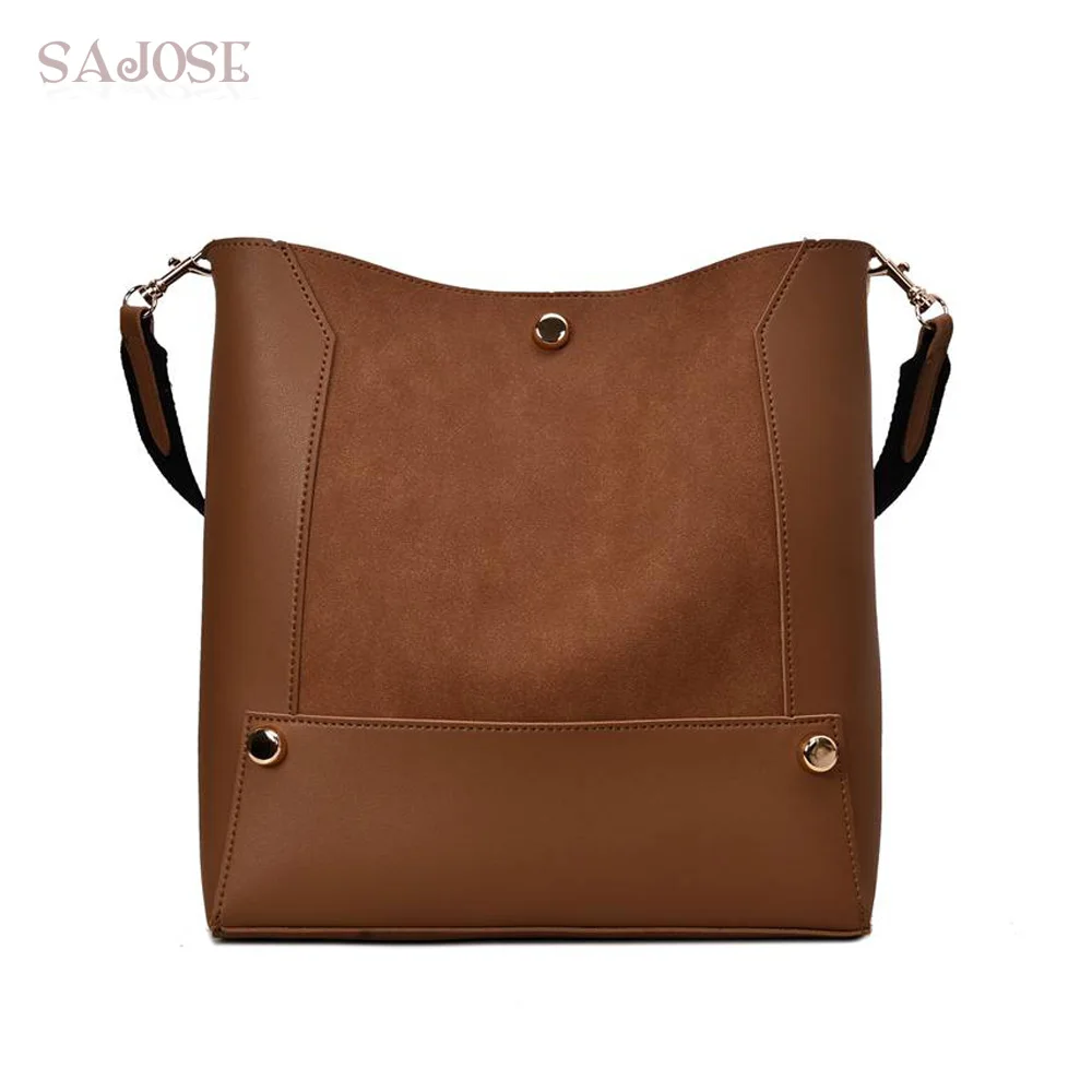 

2 Pcs/set Totes Women Leather Bags Fashion Composite Bags Designer Brand Female Handbag Vintage Women Shoulder Messenger Bags