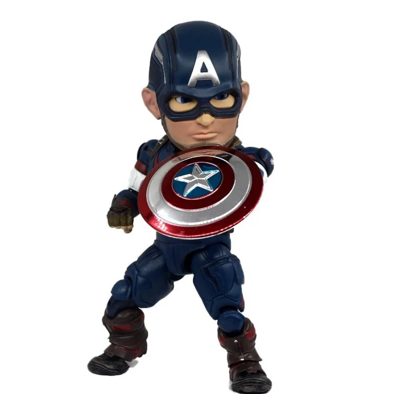 

Marvel Legends Q Version Pvc 17cm Captain America Movable Toys Avengers Endgame Action Figures Model Movie Collectible Doll Gift