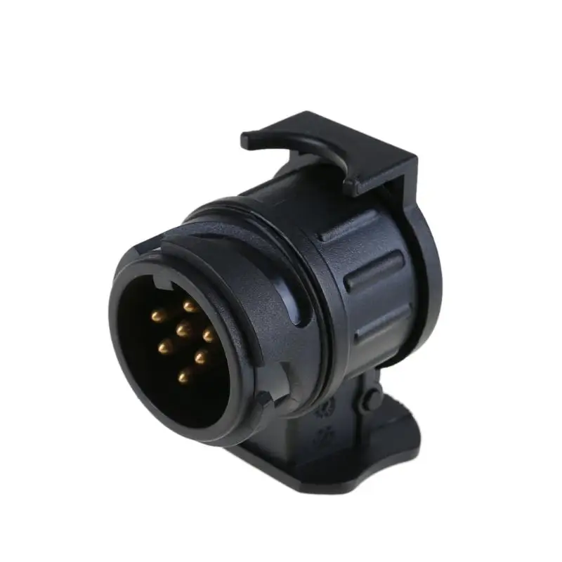 

13 Pin to 7 Pins Electrical Male Socket Converter Vehicle Car Truck Connector EU Standard Round Hole Trailer Plug New