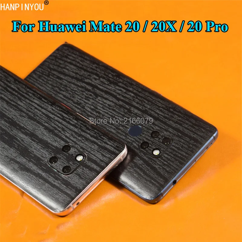 

For Huawei Mate 20 Mate20 X Pro 20X 20pro Fashion Full Back Cover 3D Imitation Wood Grain Protection Skin Decal Sticker Film
