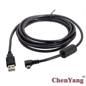 

Chenyang USB 2.0 Male to 90 Degree Mini USB B Type 5pin Male Left Angled Data Cable with Ferrite 3.0m