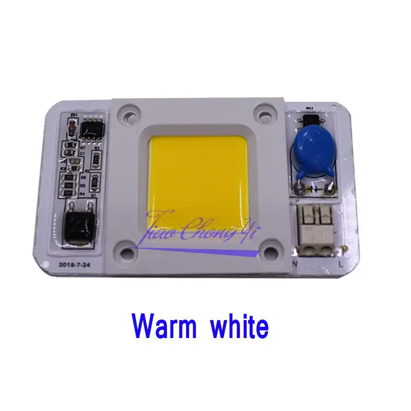 50W Hight Powr Grwoth COB LED AC-220V 110V No need driver Full Spectrum 380-840nm/white/Natural White/warm white
