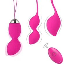 4 Piece Set Jumping Egg Silicone vaginal Vibrator Sex Toy For Women Smart Love Ball Remote