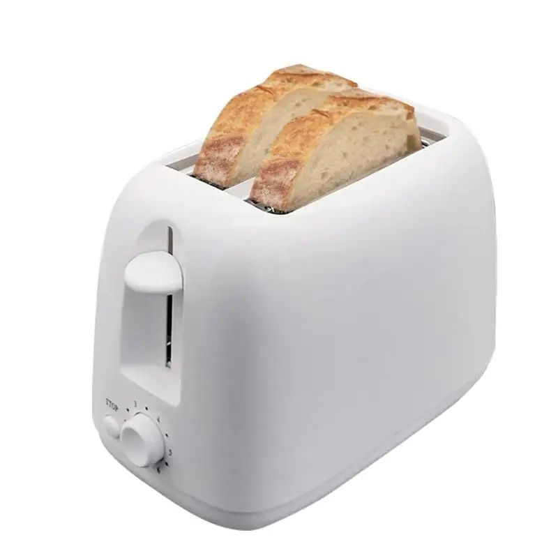 2 ломтика нержавеющей стальной тостер полностью автоматический быстрый нагрев хлеба домашний тостер для завтрака регулировка температуры
