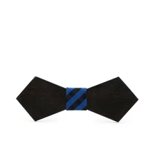 Черный лак твердых деревянный лук галстук высшего качества мужской Исполнительный Бизнес официальные производители пользовательские