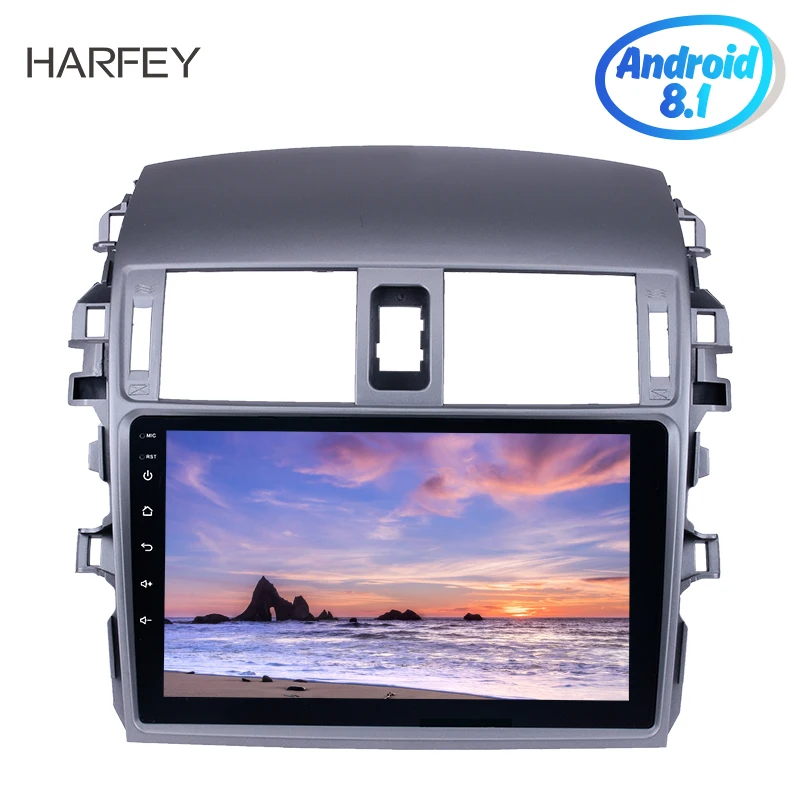 

Harfey 2din Android 8.1 9" Car Radio WIFI Bluetooth 4-Core Multimedia Player For Toyota OLD Corolla 2007-2010 GPS navigation
