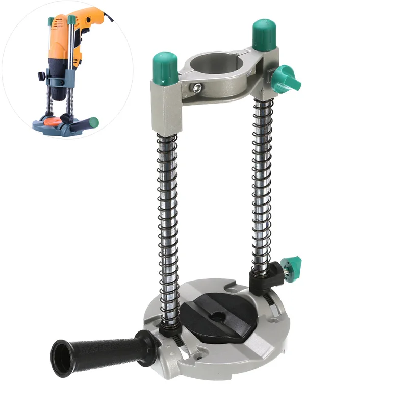 

Precision Drill Guide Pipe Drill Holder Stand Adjustable Angle Drill Holder Positioning Bracket DIY Tool For Electric Drill