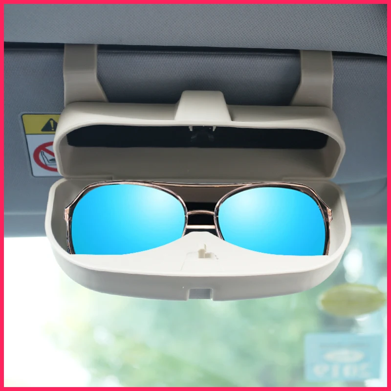 

A Little Change Glasses Case Organizer Box Sunglasses Holder Storage Pockets for Renault Koleos for Jeep compass for Equinox