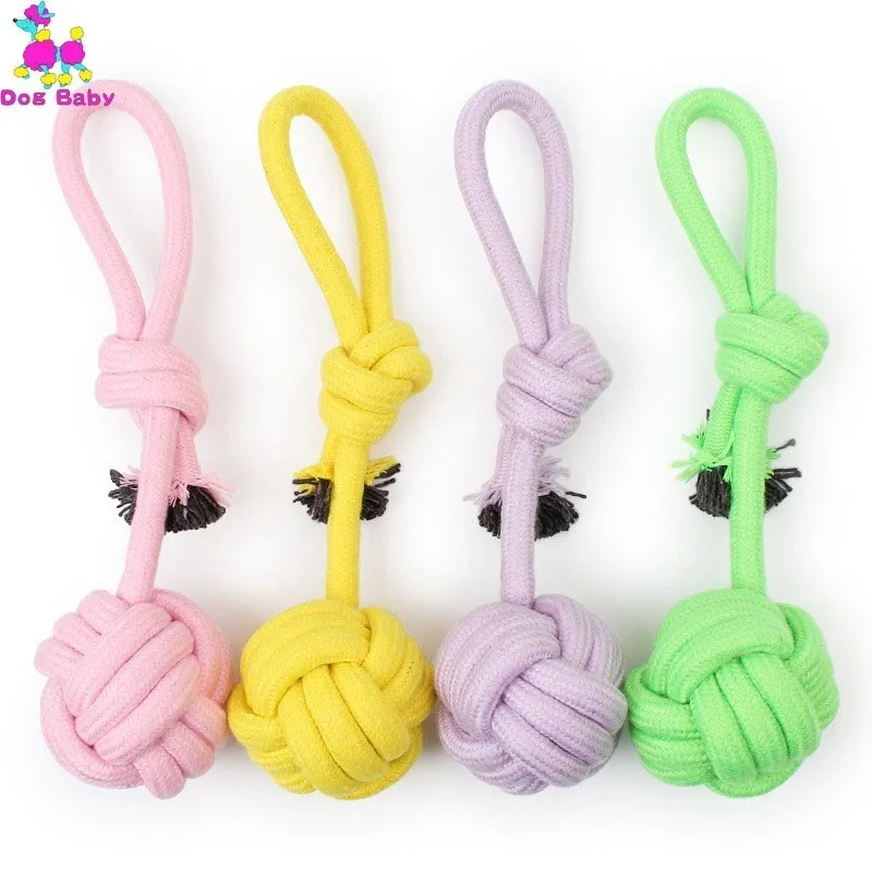 

Dog Toys Cotton Rope Ball Rat Node Type Hard and Solid Chewing Molar Toy Fun and Relaxing for Puppy Dog Toys Pet Supplies
