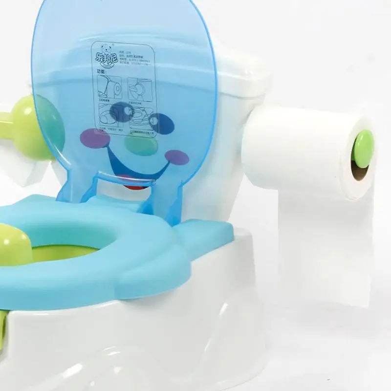 Portable Kids Backrest Urinal Baby Toilet Training Potties Seats with Armrests Children Antiskid Bottom Healthcare Potty Seats - Image 4