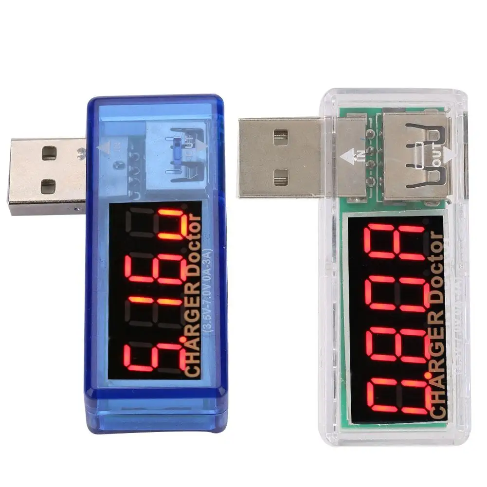USB зарядное устройство Тестер Вольтметр Амперметр монитор напряжения измеритель
