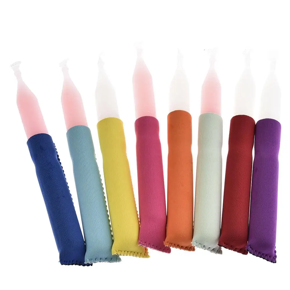

8pcs/set Colorful Neoprene Popsicle Holder Freezer Icy Pole Ice Lolly Sleeve Protector Ice Cream Tools Reusable For Party Supply