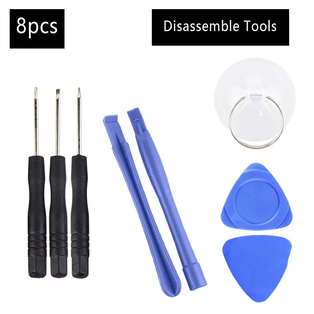 

Smart Mobile Phone Screwdriver Opening Pry Set Mobile Phone Repair Tools Kit 8 in 1 Disassemble Tools Hand Tools For iPhone
