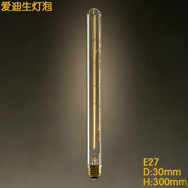 T300 110V220v Edison Incandescent Light Bulb 40W 60w Nostalgic