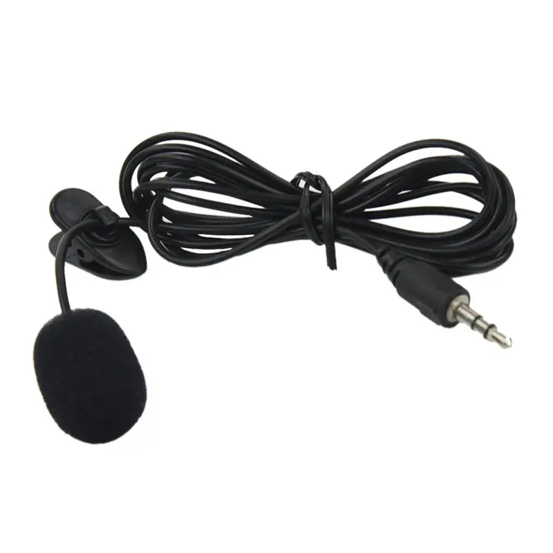 

1 PC Mini Hands Free Clip On Lapel Microphone Mic For PC Notebook Laptop Skype 3.5mm Computer Clip-on Mini Microphone