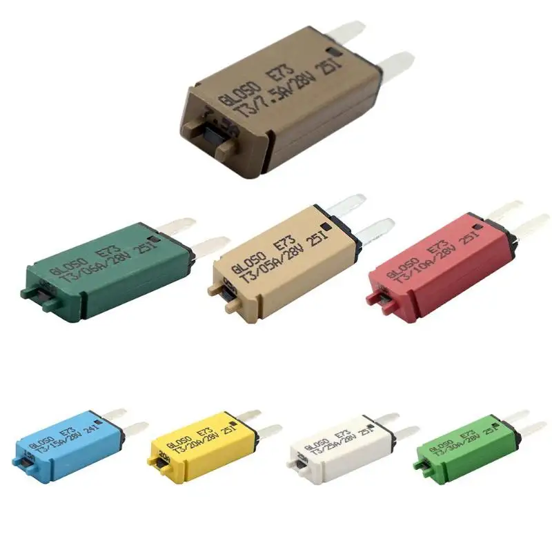 

Manual Reset Mini Circuit Breaker Blade Fuse for Car Automobile Truck RV