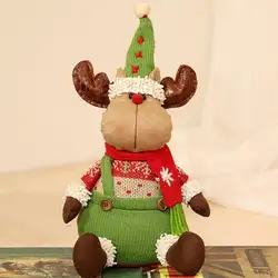 Детская Милая Рождественская кукла игрушка Рождество как изображение украшение дома лось, снеговик, старый орнамент