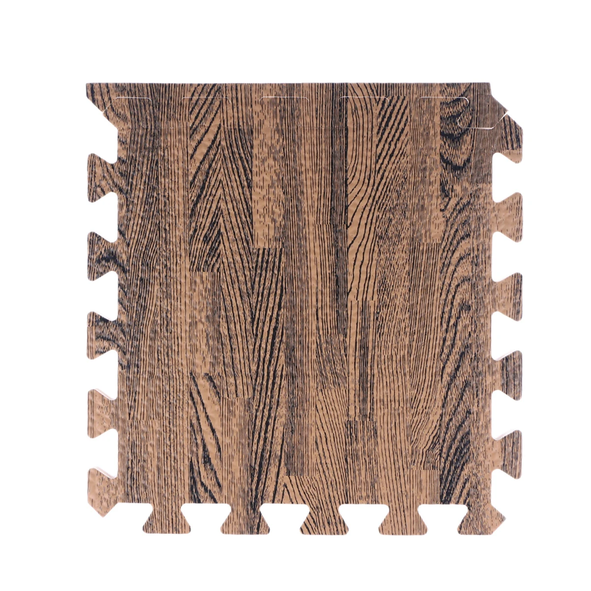 1pc 30cm Exercise Mat Wood Grain Interlocking Crawling Pad Floor Pads