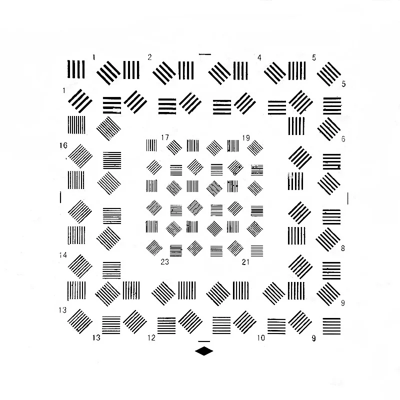 

Diameter 25 mm Optical Resolving Power Test Target Board Lens for Microscope Lens Instrument Negative Positive
