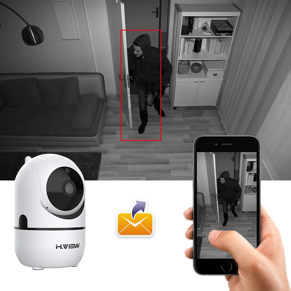 H. عرض Wifi IP كاميرا 1080 p IP كاميرا Wifi كاميرات 1080 p فيديو مراقبة كاميرات 720 p 2mp 1mp PTZ السيارات تتبع من الإنسان 2.4G
