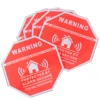 5pcs/set Home Alarm Security Sticker Warning Signs Decals Window Door Stickers 7.5*7.5cm For Saftey System Supplies ► Photo 2/5