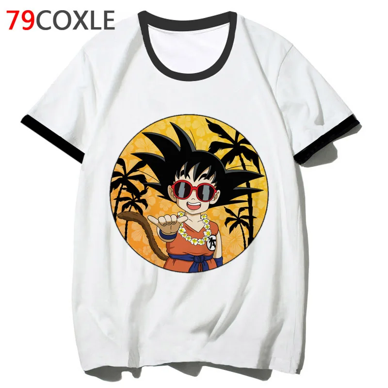 Драконий жемчуг драгонбол Z super son goku vegeta Футболка Топ-хоп harajuku мужская одежда