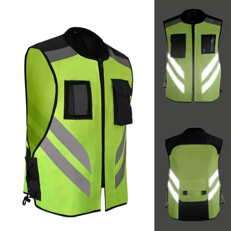 

Universal Motorcycle Riding Reflective Vest Team Uniform Fluorescent Protective Clothing Vest