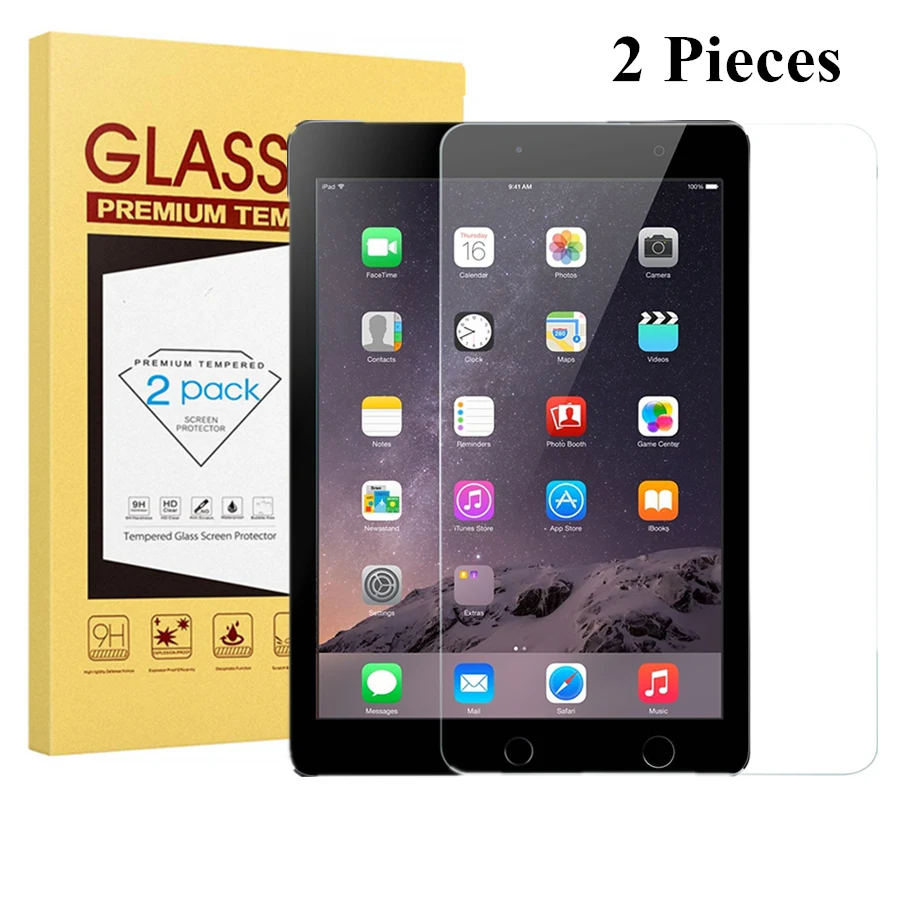 

2 Pcs/Package For iPad mini 5 7.9 inch 2019 Model A2133 Tempered Glass Screen Protector Cover for ipad mini 4 Screen Film Guard