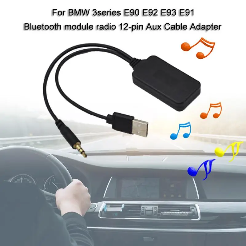 Автомобильный аксессуар Bluetooth Радио Aux кабель адаптер для Bmw E46 E90 E91 E92 E93 Radio Navi
