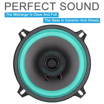 

1pcs 5 Inch Max 100W 130MM Car HiFi 2 way Coaxial Speaker Vehicle Door Auto Audio Music Stereo 4ohm Speakers RMS 50w