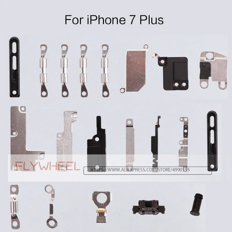 10 шт. внутренние аксессуары для iPhone 5 5S 5C 6 6S 7 8 Plus X маленький полный внутренний