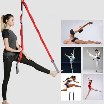 

Dance Yoga Tarining Belt Door Back Fixed Muscle Exercise Bands For Fitness Brace Strap Stretching Training Fitness Workout