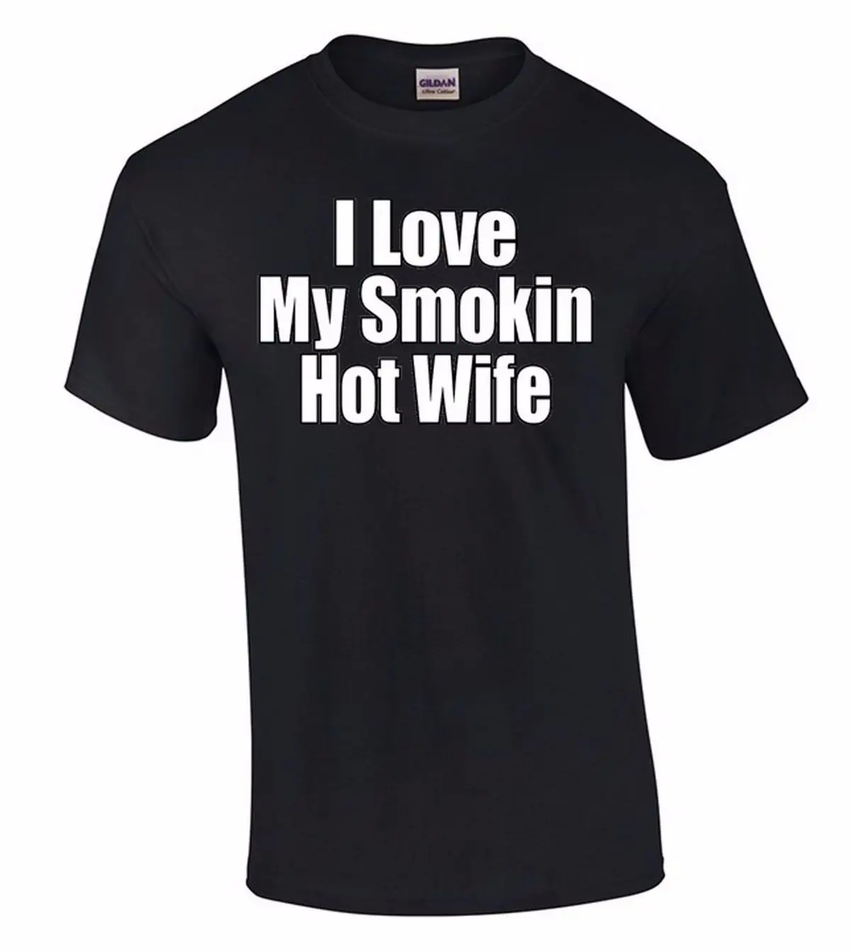 

Fashion Print T Shirt O-Neck Design Short Sleeve Mens I Love My Smokin Hot Wife Marriage Anniversary For Him T Shirts
