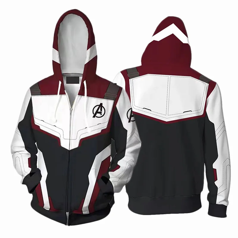 

LuogenThe Avengers 4 Endgame Quantum Realm 3d Printed Hoodie Sweatshirt Hooded Zipper Jacket Men Women Streatwear Pullover Coat