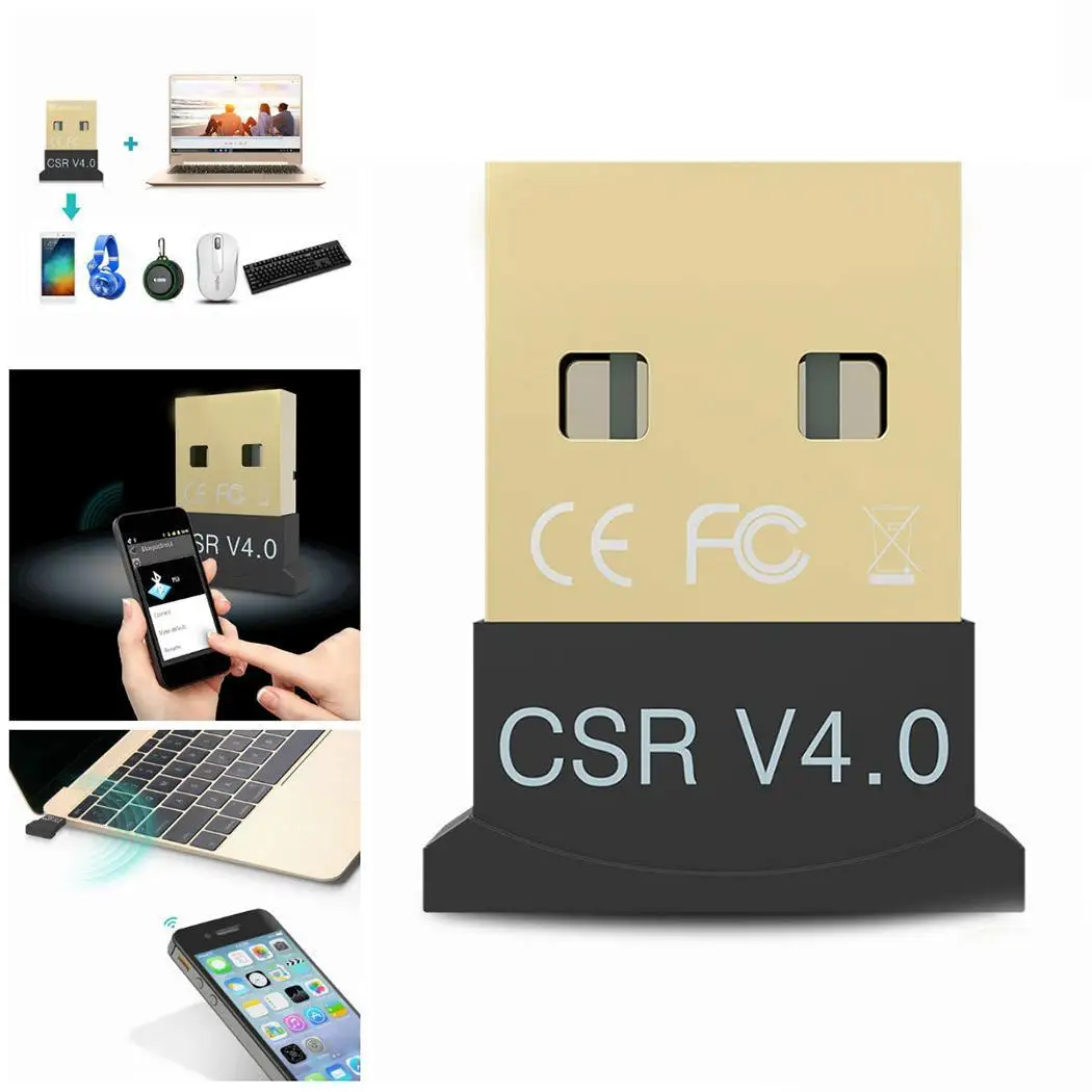 Беспроводной USB V4.0 Bluetooth Dongle Музыка Звуковой приемник адаптер для ноутбука/PC 3