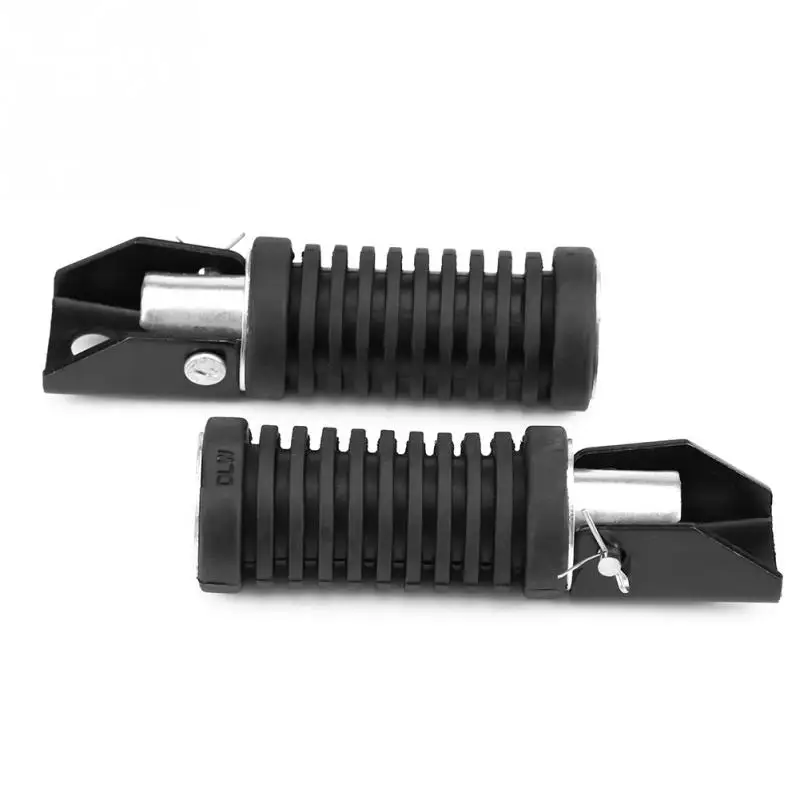 

1pair Motorcycle Rear Footpegs Plate Footrest Rubber Pad Grip Cover for Suzuki 125cc GN 125 motorcycle accessories Foot Rests