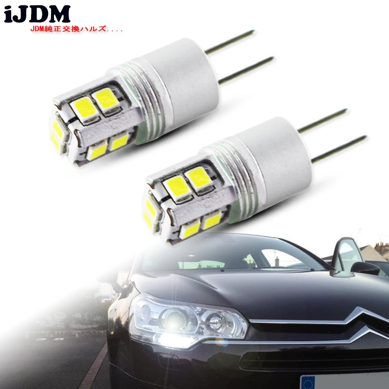 IJDM белая 6000K высокая мощность без ошибок hp24w G4 12v Светодиодная лампа drl для peugeot 3008