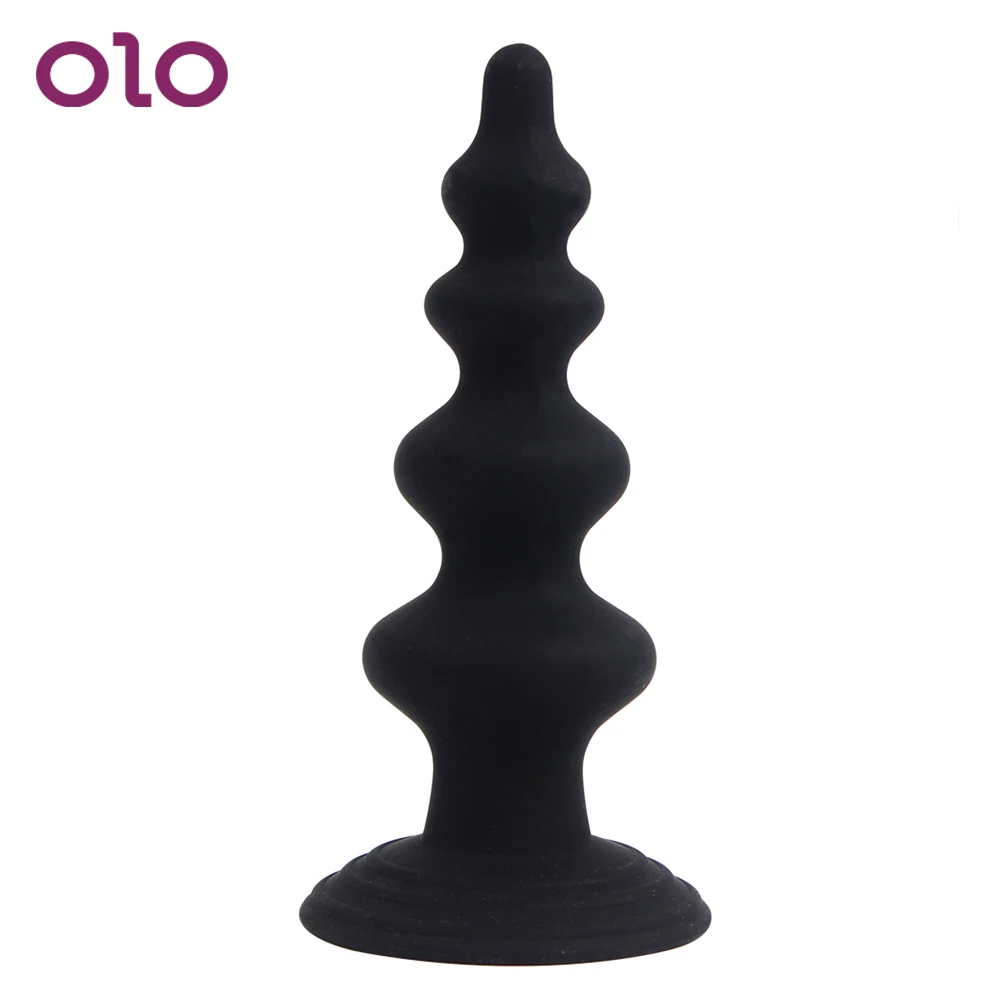 OLO Silicone Long Anal Plug Butt Sex Toys For Men and Women Prostate Massager Products Beads Erotic | Красота и здоровье