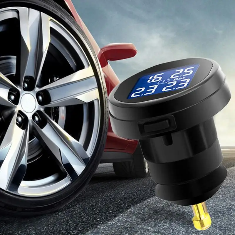 

Car Sensor HARVEL TS61 TPMS Cigarette Lighter Car Tire Pressure Monitor External LCD 4 Wireless Monitoring Tire Sensor