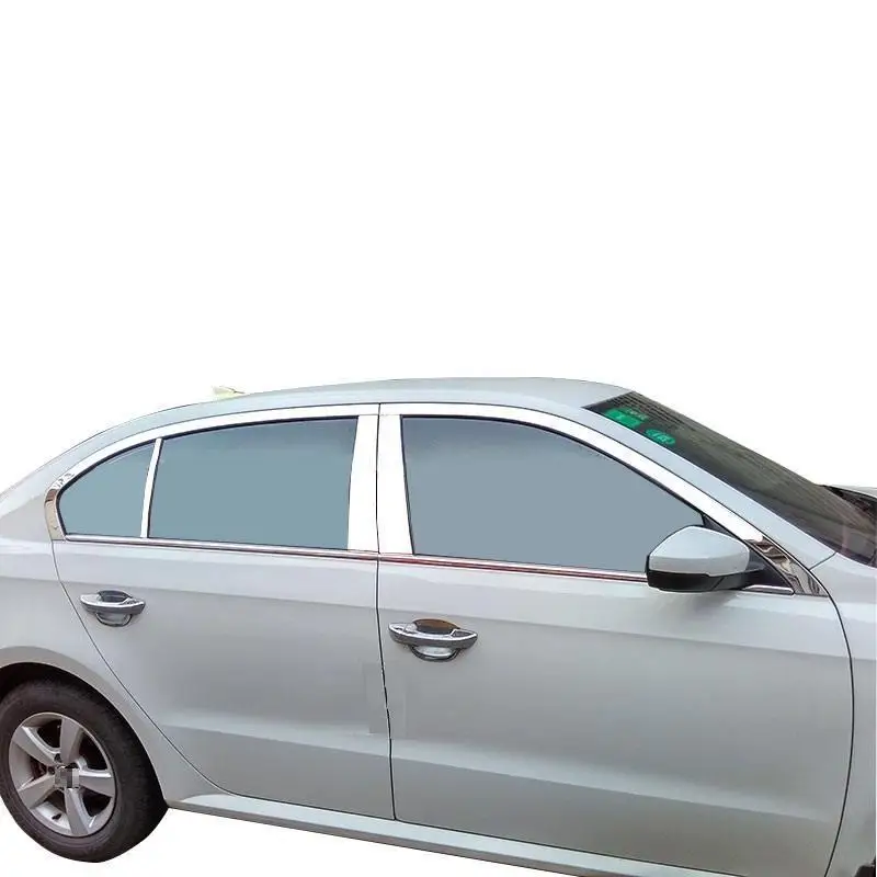 

Decorative Window Exterior Dashing Decoration Car Styling Modification Sticker Strip 08 09 10 11 12 FOR Volkswagen Lavida