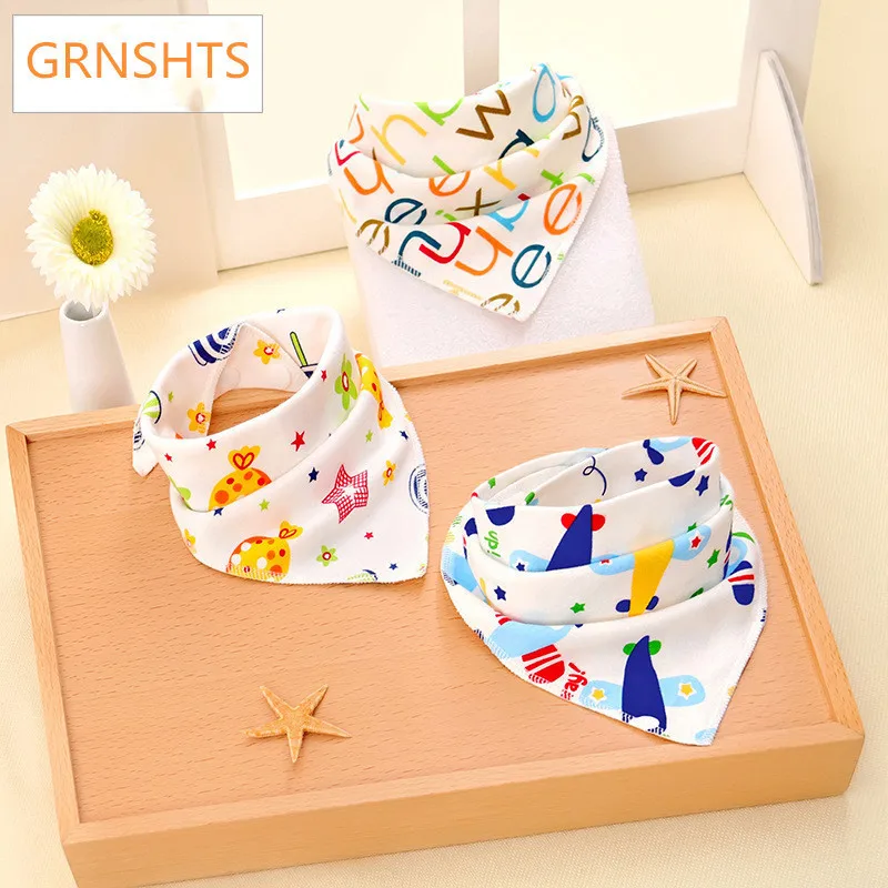 

Baby Bibs Boy Girl Bandana Water Absorb Bib Burp Cloth Triangle Cotton Baby Scarf Burp Baby Christmas Accessories