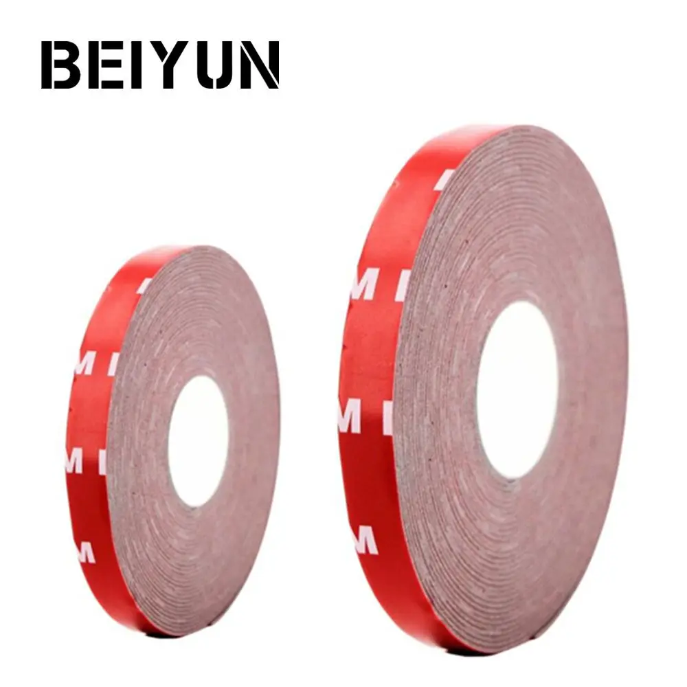 

3 Meter 6 M Tape Size 10mm double-sided adhesive adhesive acrylic foam tape for 5050 RGB LED strips Flexible Light neon Lights