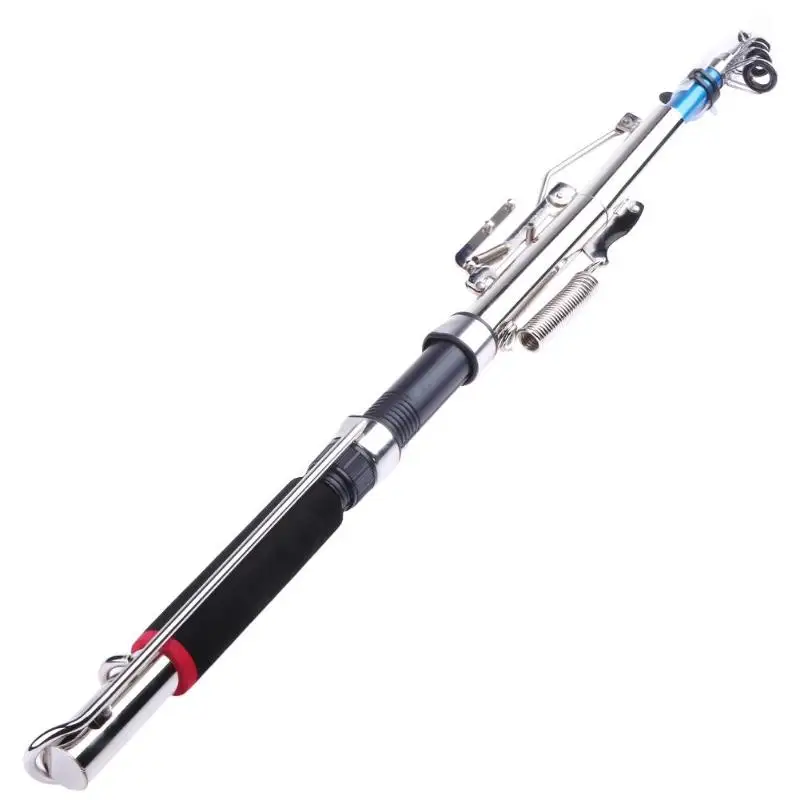 2.4 Automatic Fishing Rod Sensitive Telescopic Fishing Pole Rod Sea Device Ice Glass Fiber Carp Fishing Tackle Accessories