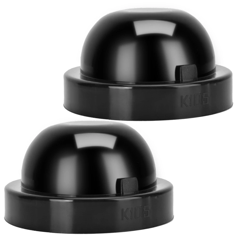 2pcs Black Rubber Headlight Housing Seal 105mm 4.13&quot Dust Cover Caps LED Hit Kit | Автомобили и мотоциклы