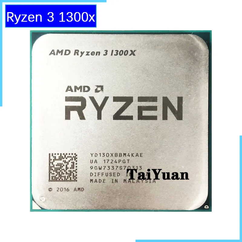 Процессор AMD Ryzen 3 1300X R3 1300X3,5 GHz четырехъядерный процессор YD130XBBM4KAE Socket AM4