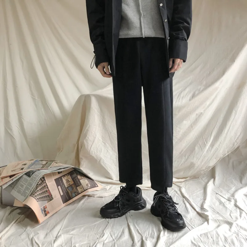 

Autumn New Pants Men Fashion Elastic Waist Casual Streetwear Hip Hop Loose Pants Man Trend Wild Joggers Sweatpants Male M-2XL