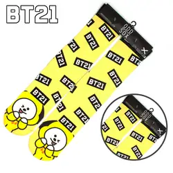 Wellcomics 4x16 "Kpop BTS BT21 армия чимми куки ТАТА Коя Манг RJ SHOOKY хлопковые носки красочные чулки колготки для новорождённых косплэй костюм